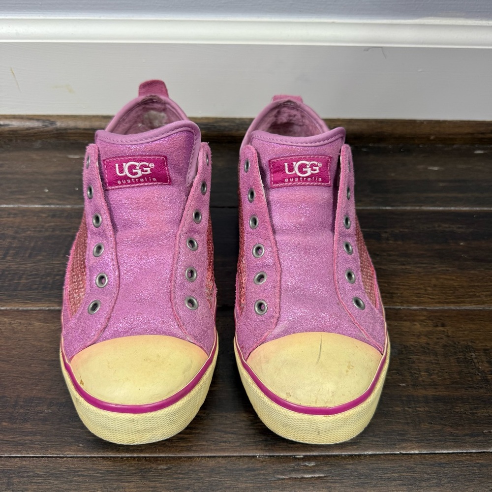 UGG Pink Slip-On Shoes Sneakers Size 6.5